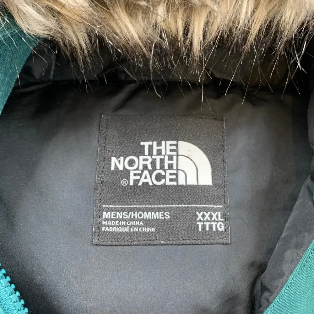 The North Face Jacket Mens 3XL Green Gotham Down Insulated Puffer Hooded Parka
